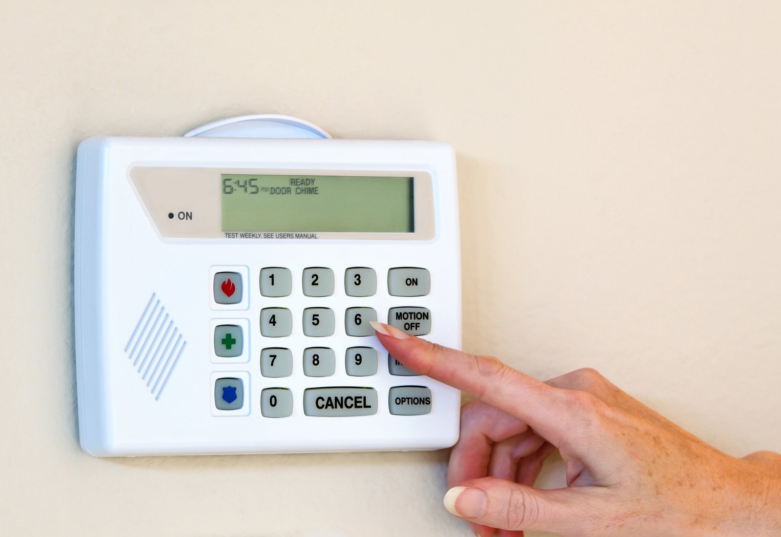 Setting home security alarm monitor | alarm maintenance